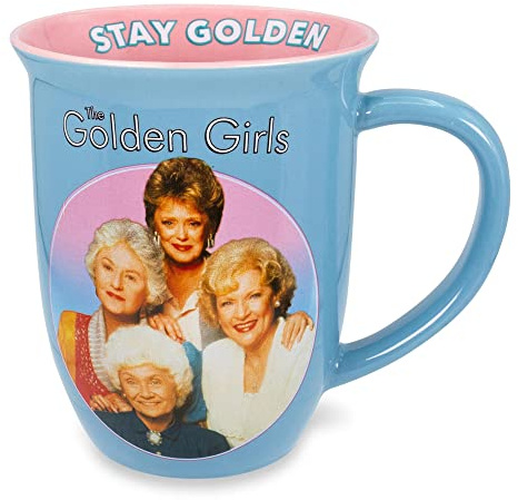 Silver Buffalo Keramik-Kaffeetasse mit breitem Rand, Fassungsvermögen: 473 ml, Golden Girls Lizenzprodukt