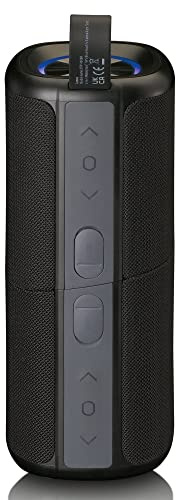 Enceinte Bluetooth lenco Btp-400 - enceinte Bluetooth 2 en 1 - Tws - 2 X 10 Watts Rms - Son Stéréo Réel - Étanche Divisible (Ipx7), Noir