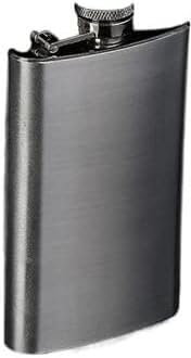 Flasque portable, flacon de hanche en acier inoxydable, mini flacon de hanche portable, bouteille de vin, d'alcool, tasse, verres for buveurs, hommes, cadeau personnalisé (couleur : 9 oz) (Color : 4o