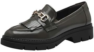 Tamaris Mocasines Veganos para Mujer, Oliva, 42 EU
