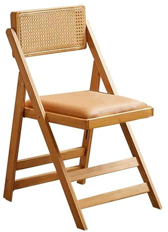 AJYBYUKJ Klappstühle aus Holz für Zuhause, Klappstühle mit Rückenlehne, Klapphocker für Erwachsene, Kücheninsel, Gitarrenladen, Café Beauty Comes