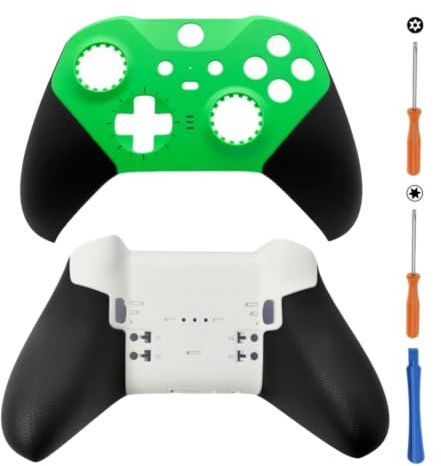 Hzxkqmil Couvercle Avant Coque Arrière pour Xbox One Manette Elite Series 2 | Coque Supérieure Personnalisée Boîtier Inférieure de Remplacement Plaques de Couverture Accessoires pour Xbox Elite Series 2