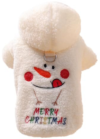 Hundebekleidung | Kostüme mit Kapuze verstellbar mit -Thema für Weihnachten, Hundejacke - Für Thanksgiving Winter Herbst Geburtstag Halloween Weihnachten