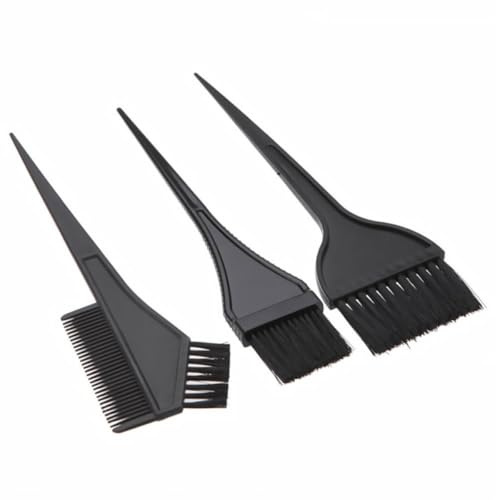 Anneome Kit Professionnel pour Coloration Cheveux 5 Pièces en Pp Comprenant Peigne, Pinceaux, Bol et Protections Auditives pour Usage Domestique et Soin Capillaire Sain