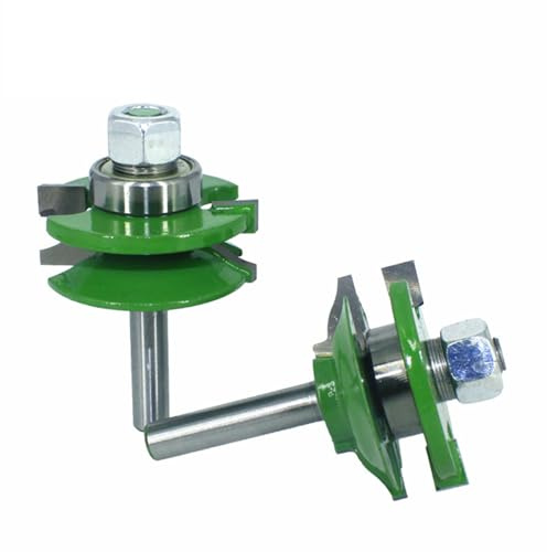 Juego de brocas rectas grandes de 8 mm para fresado de madera, accesorios de carpintería, muebles