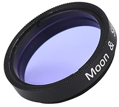 1.25 inch Moon Filter,Aluminum Alloy Sky Glow & Moon Filter Optical Glass for Telescope Eyepiece Cuts Light Pollution