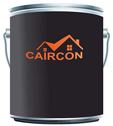 CAIRCON Peinture pour façade extérieure - Autonettoyante - Haute protection à l'eau - Durable - Gris anthracite - 10L