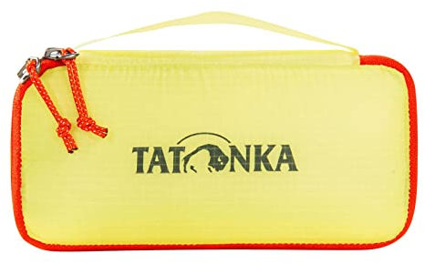 Tatonka Packtasche SQZY Padded Pouch S (0,5 L) - Ultraleichte und gepolsterte Aufbewahrungstasche mit Reißverschluss - Ideal zum Verstauen stoßempfindlicher Gegenstände im Reisegepäck - gelb