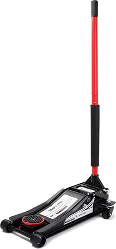 Rangierwagenheber 4T extra Flach 75mm-505mm Wagenheber Jack KFZ Auto PKW Hydraulik Doppelhubsystem 4000 kg Werkstatt Heber