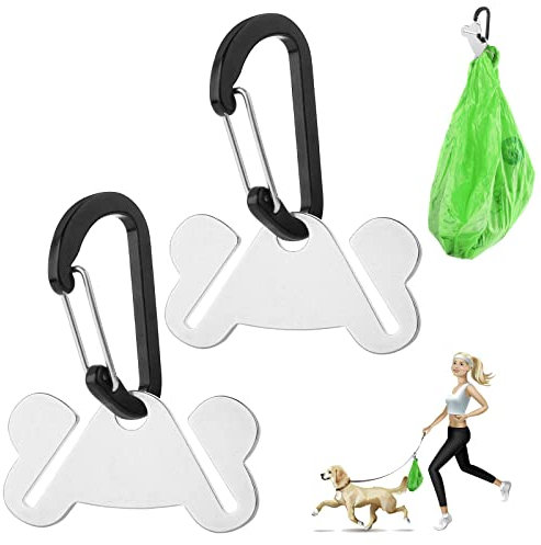 cobee Kotbeutelhalter, freihändige Halterung für Hundekotbeutel, 2 Stück, für Hundekotbeutel, Hundekotbeutelhalter für Leine, Spender, Zubehör (schwarz)