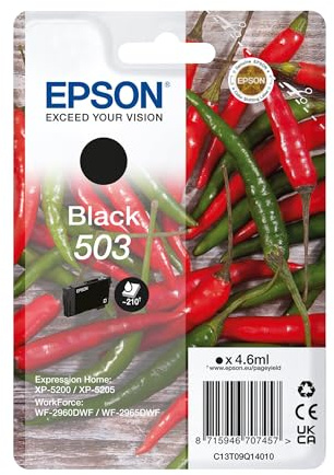 Epson 503 Chillies, Genuine Black Ink Cartridge