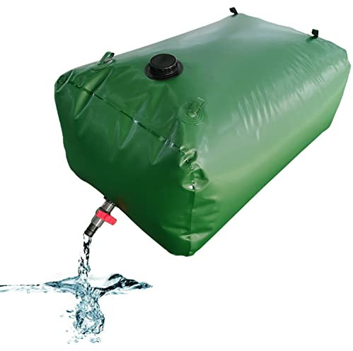 Wassersack Beutel Wasserbehälter Träger Auto Camper Fahrzeug Grün Klappbar Wasserblasenbeutel, Boondocking Bauernhöfe Tragbar Wasserspeicher Container Große Kapazität ( Size : 1x0.5x0.4m/200L/52Gallon