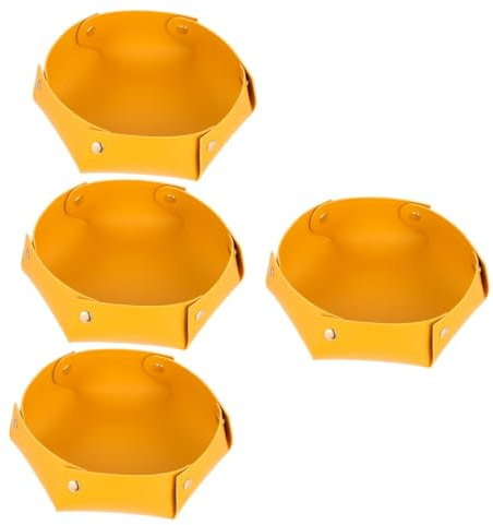 VICASKY 4 Stück Würfelfach Party Würfel Tablett Faltwürfel -Party-würfeldekoration Bandejas Decorativas Zubehör Für Würfelspiele Tischwürfelschale Las Vegas Falten Pu Schreibwaren