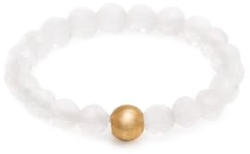 BERGERLIN Naturstein Fidget Ring Damen Herren, Anti Stress, Goldperle | Anti Stress Ring Damen & Herren: Edelstein Ring, facettierte Natursteine & Goldperle – vom deutschen Prüflabor bestätigt.