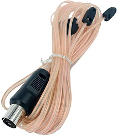 FELTECHELECTR 2m Antena Dipolo FM De Metros Cable Hembra Accesorio para Radio FM Antena Conector Hembra para Radio para Coche