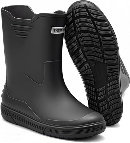 Waterproof Rain Boots for Women & Men Non-Slip Slip On Garden Outdoor Shoes