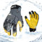 Vgo... 1Paar 0°C/32°F Winter Rindsleder Arbeitshandschuhe Männer, Mechanikerhandschuhe, Schlaghandschuhe, Anti-Vibrationshandschuhe(CA7725FLWP)