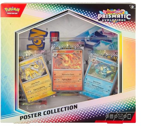 Pokemon TCG: Scarlet & Violet—Prismatic Evolutions Poster Collection