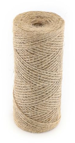 alwaiiz Cuerda de yute de 1,5 mm x 200 m, resistente al desgarro, cuerda de yute, adecuada para envolver regalos, manualidades y jardinería ligera, color marrón