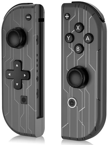 Kvkdiir Switch Controllers Compatible Nintendo Switch/Lite/OLED, Wireless Gamepad Replacement Controller Support Dual Vibration/6-Axis Gyro/Wake-up/Screenshot
