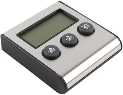 Yctze Thermomètre Numérique Multifonctionnel pour Cuisine et Usage Industriel – Sonde de Lecture, Minuterie, Alarme pour Viande, Barbecue, Bonbons, et Plus – Plage de Température de -25 ℃ à 300 ℃