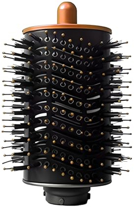 Grande brosse volumisante ronde améliorée pour Dyson Airwrap HS01 HS05 HS08, grande brosse ronde pour lifting des racines, soufflage moelleux, lissage des frisottis et ajout de volume, doré