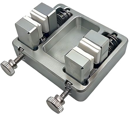Pinza De Soldadura De Aluminio – 7,79x6,75x3,27 Cm Mordaza Resistente Al Calor | Abrazadera De Mesa Ajustable Para Electrónica Montaje De Circuitos Y Fabricación De Metal | Soporte De Hilos Estación D