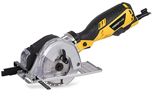 Mini sierra circular de mano metal 600 W powx1410