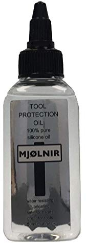 Aceite de silicona para herramientas Mjolnir 50 ml – Grasa de silicona 100% sin aditivos – Ideal para herramientas seguras para las manos – También se utiliza para arte acrílico