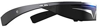 CYLZRCl Gafas de Video Máquina Todo en uno VR portátil Inteligente 3D Gafas de Realidad Virtual Sistema Android WiFi Micropantalla HD (Color : Black)