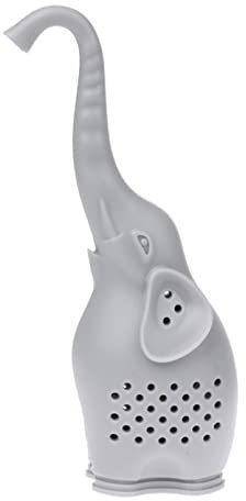 WSLWJH Tea Filter Cute Elephant Tea Infuser Silicone Tea Bag Filter Creative Animal Silicone Tea Strainer Diffuser Bags for Leaf Tea Accessories