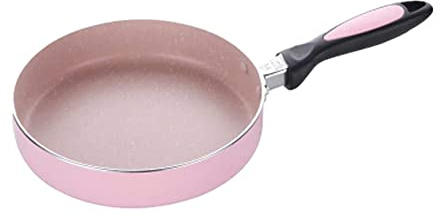 Rosa Bratpfanne Antihaftpfanne Rauchlose Pfanne Pfanne Edelstahl Wok