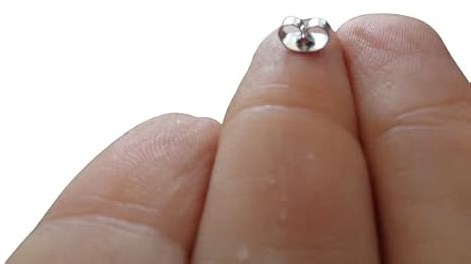 ◦•●◉✿ Ohrstecker Verschluss Edelstahl 6 Stück 3 Paare - Stecker Verschluss - Ohrring Stopper - Butterfly - Ohrring Verschluss ✿◉●•◦ verloren gegangene Verschlüsse für Ohrstecker