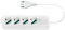 Vimar 0R00641.CC.B Presa multipla con interruttore e cavo da 1,5 m, 4 uscite SICURY universale standard italiano, spina 16 A standard italiano, bianco