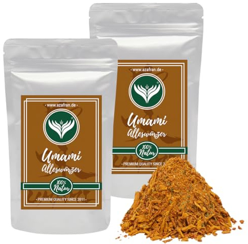 Azafran Umami Gewürz/Gewürzzubereitung, natürlicher Allrounder, Mischung ohne Glutamat 500g