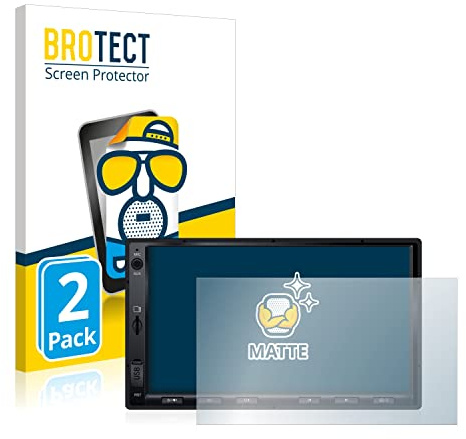 BROTECT Schutzfolie für Atoto S8 Standard 7 zoll | 2 Stück Entspiegelnder Displayschutz Made in Germany Matte Displayschutz-Folie Anti-Reflex Anti-Fingerprint Einfache Montage
