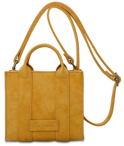 Fritzi aus Preussen Women's Fritzi Square Mini Vintage Honey Mustard Cross, Honey Mustard, One Size