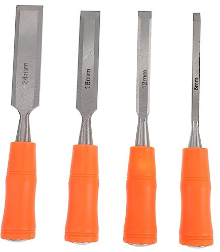 VANZACK 4stücke Teiliges Holzschnitzwerkzeuge Ergonomische Handmeißel Für Präzise Holzverarbeitung Hochlegierter Für -projekte Und Detailschnitzerei