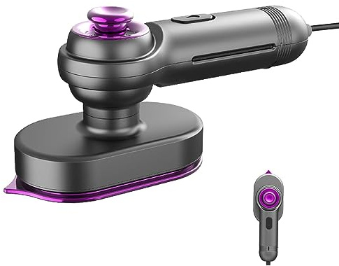 Yajimsa Plancha Eléctrica con Vapor | Plancha a Vapor con Mango 90° para Ropa,Vaporizador Ropa Antiadherente con Suela Antiadherente