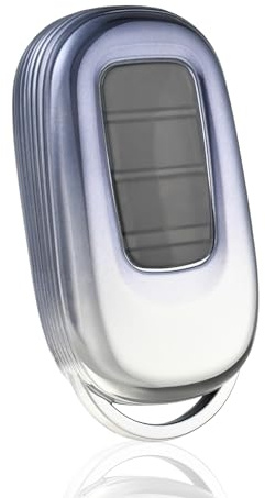 OFF WE GO for Honda Key Fob Cover, Soft TPU Full Protector Key Fob Case Shell for 2022 2023 Honda Accord HR-V CR-V Pilot Civic Remote Key, Gradient Gray Blue