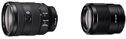 Sony SEL-35F18F Weitwinkel-Objektiv (Festbrennweite & FE 24-105mm f/4 G OSS | Vollformat, Standardzoomobjektiv (SEL24105G)