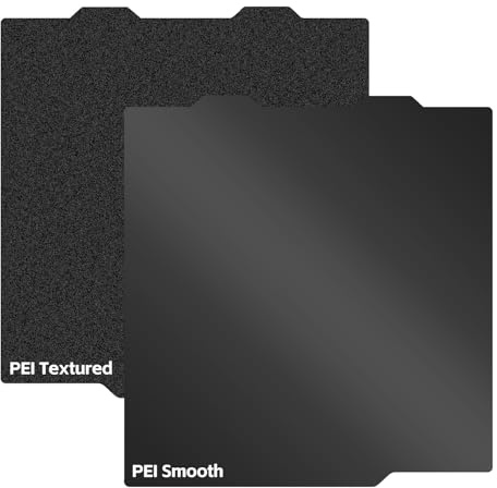 UniTak3D A1 Mini PEI Build Plate Double Sided Smooth+Textured Druckplatte | 184x184mm Bauplatte Flexible Spring Steel Sheet PEI-Platte Druckbett NUR Compatible with Bambu Lab A1 Mini 3D Drucker