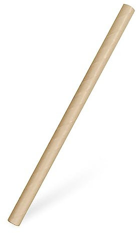 VEPATIM 1000 Papiertrinkhalme JUMBO kraft braun 150 mm Ø 8 mm