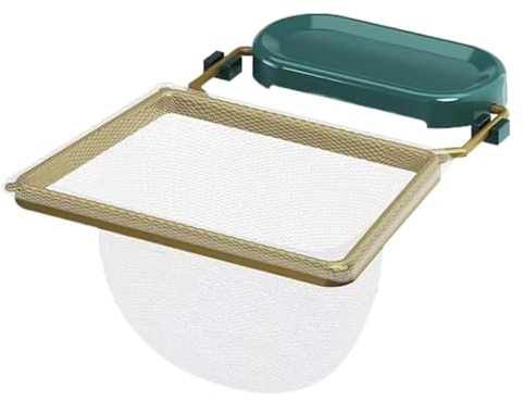 Generisch Étagère filtrante pour lavabo, bac à déchets en maille, évier de cuisine, tamis net pour évier de cuisine, filtre d'élimination des déchets pour les restes de cheveux, collecteur de