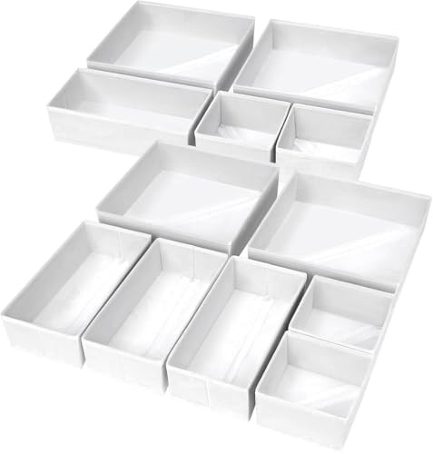 Homsorout Kleiderschrank Unterwäsche Organizer - 12er Set Pax Organizer