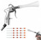 Soufflette Air Comprimé, 6-9,2 Bars Accessoire Compresseur à Air, Pistolet de Nettoyage Voiture, Livré Avec 5 Pièces Durites, Pistolet de Nettoyage à Air Comprimé, pour le Nettoyage des Voitures