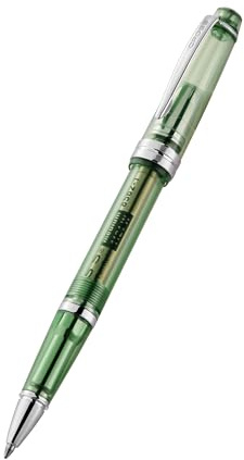 Cross Bailey Light Translucent Kugelschreiber (Kugelschreibermine 8562-1 schwarz, Strichstärke M - medium, dokumentenecht, Kappenmodell, Premium Geschenkverpackung) transluzent grün/chrom