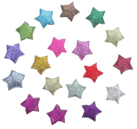 DOITOOL 360stücke Papiersterne Streifen Für Handkunst Glitzer-origamipapier Diy Bastelmaterial Dekorative Sternenpapierstreifen Multifunktional Für Feste Und Projekte