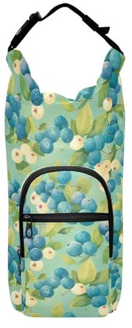 linqin Porte-bouteille isotherme avec bouteilles, bleu marine, pour bouteilles d'eau de 50,8/61/81/1,2 l