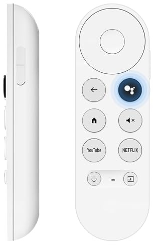 SJACXANM Télécommande Chromecast, Telecommande Google Chromecast TV, Telecommande GoogleChromecast TV Officielle, Télécommande Google Chrome pour GoogleChromecast 4k Snow G9n9n/HD/Streaming Stick